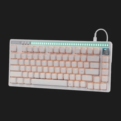 Клавіатура ігрова Bloody AT75 (White) (UA)