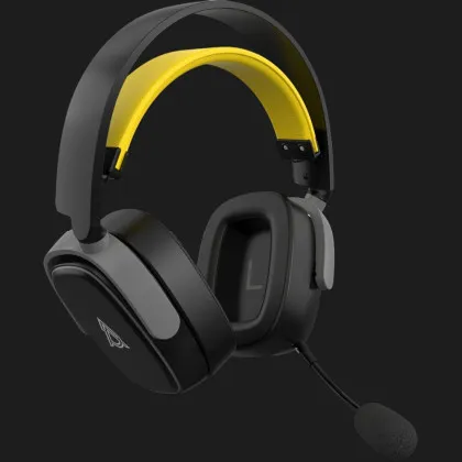 Гарнитура Ajazz AHM09 MAX (Black/Gray/Yellow) (UA) в Берегово