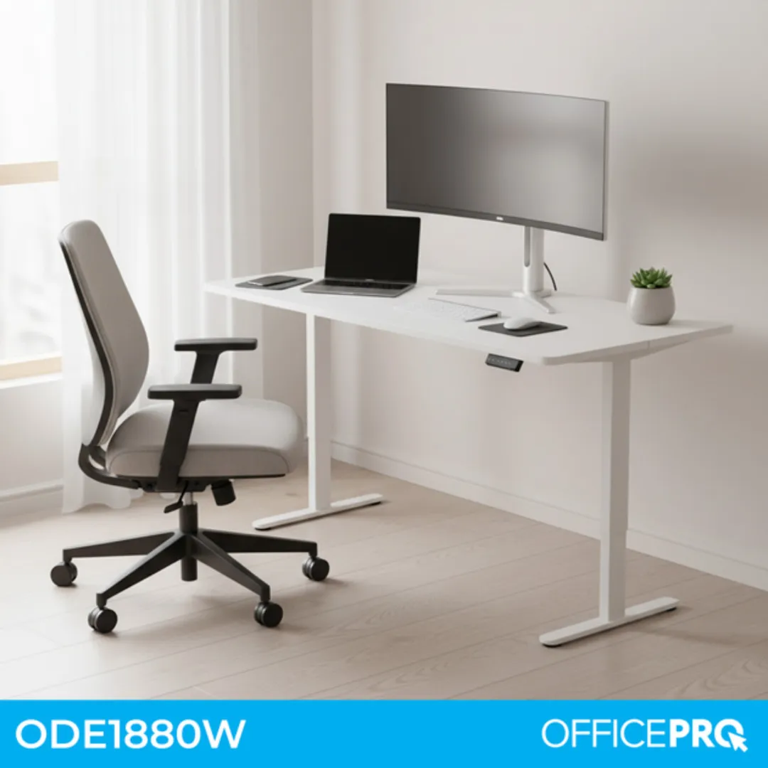 Комп ютерний стіл OfficePro ODE1880W (White) (UA) — фото 3
