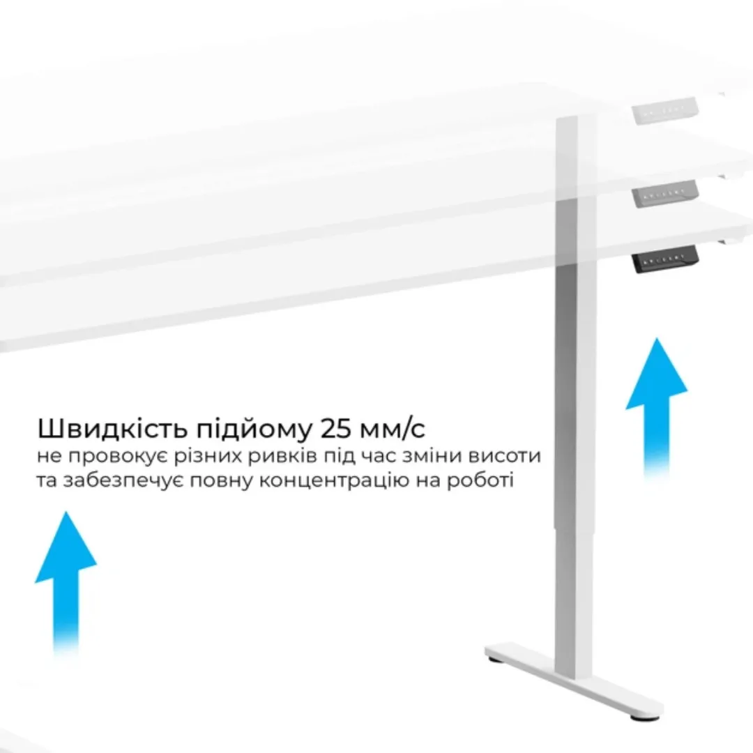 Комп ютерний стіл OfficePro ODE1880W (White) (UA) — фото 4