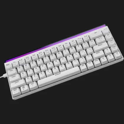 Клавіатура Ajazz NK68 Red switches (White) (UA)