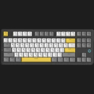 Клавіатура Ajazz AK870 V2 Flying Fish Switches (Black/Gray/Yellow) (UA) в Бродах