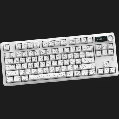 Клавиатура Ajazz AK870 V2 Side Contour (White) (UA)
