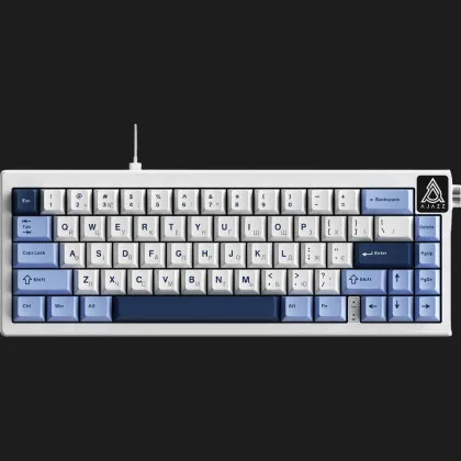 Клавіатура Ajazz AK650 Sea Salt switches (Blue/White/Blue) (UA)