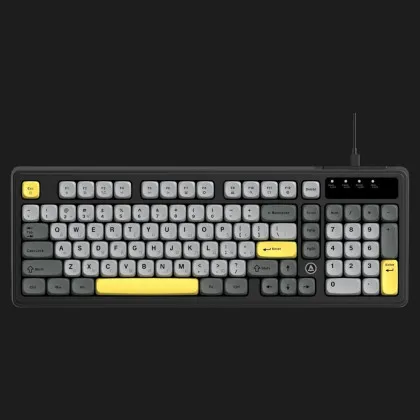 Клавиатура игровая Ajazz AF98 (Black/Gray/Yellow) (AF98-BGY) (UA)