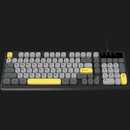 Клавіатура ігрова Ajazz AF98 (Black/Gray/Yellow) (AF98-BGY) (UA)