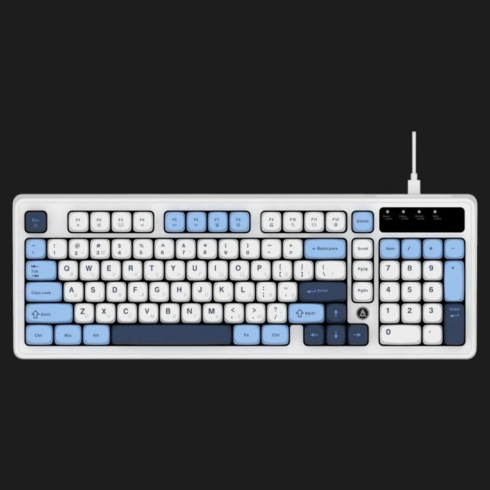 Клавіатура ігрова Ajazz AF98 (Glacier Blue) (AF98-GB) (UA)