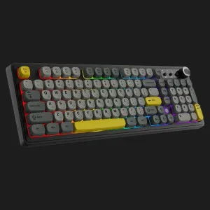 Клавіатура ігрова Ajazz AF98 PLUS (Black/Gray/Yellow) (AF98-PLUS-BGY) (UA) в Бродах