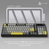 Клавіатура ігрова Ajazz AF98 PLUS (Black/Gray/Yellow) (AF98-PLUS-BGY) (UA)