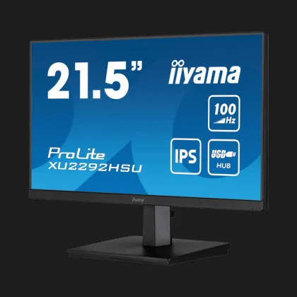 Монітор iiyama 21.5" ProLite IPS 100Hz XU2292HSU-B6 (UA)