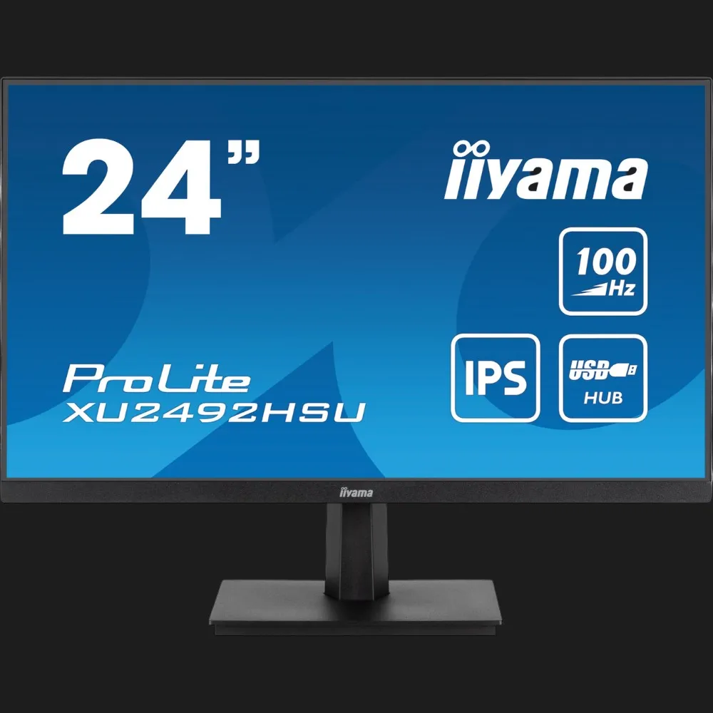 Монітор iiyama 23.8" IPS 100Hz XU2492HSU-B6 (UA)
