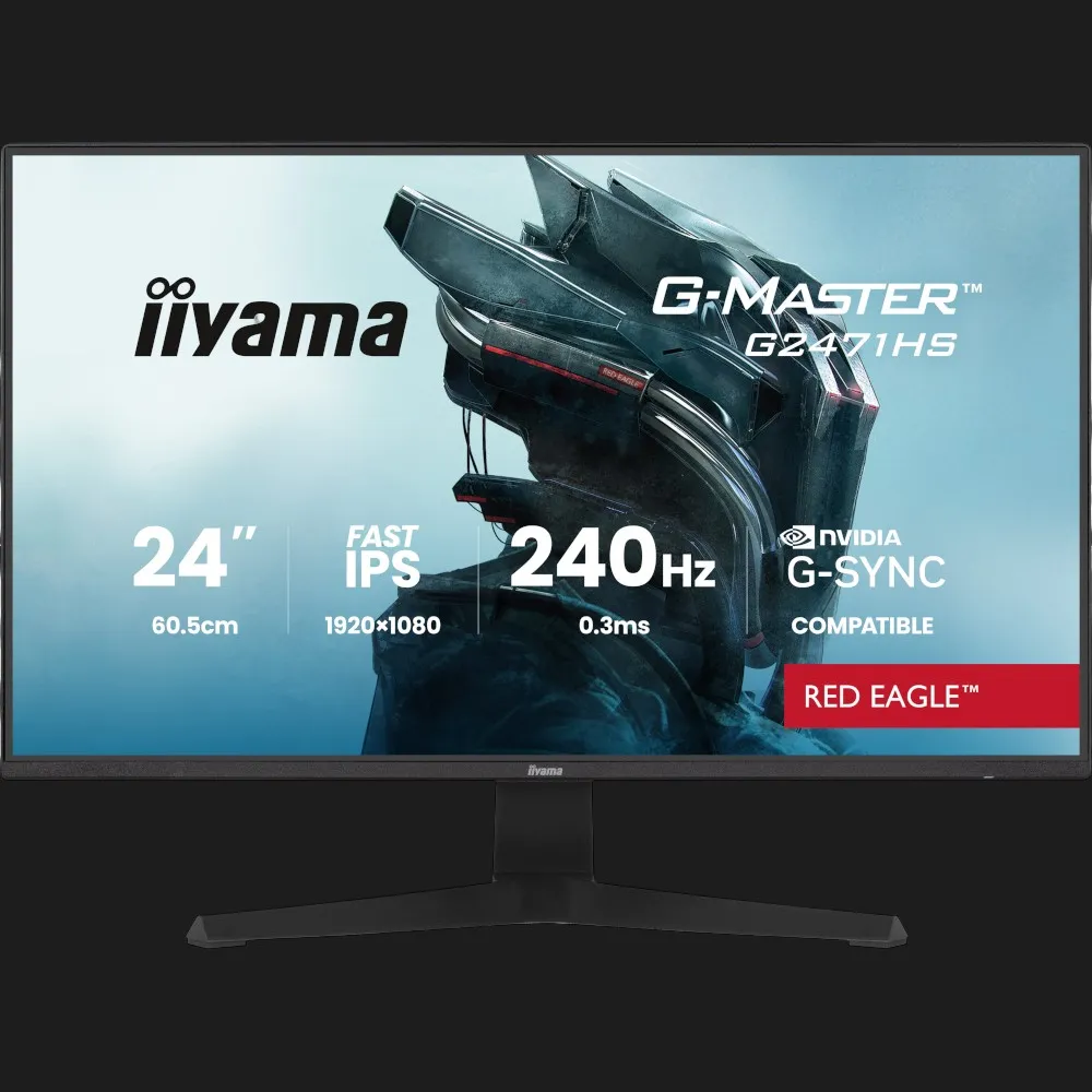Монітор iiyama 23.8" G-Master IPS 240Hz G2471HS-B1 (UA)