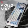 Клавіатура Ajazz AK980 MAX Magnetic Switch (Blue/White/Dark Blue) (UA)