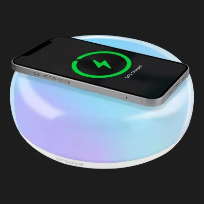 Нічник з бездротовою зарядкою Proove Alien (White) в Самборі