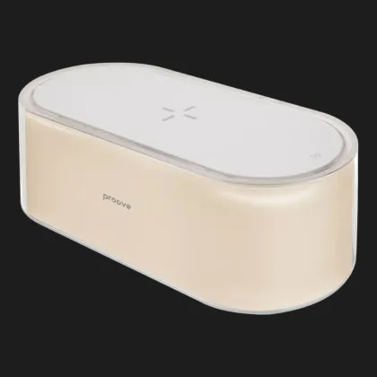 Нічник з бездротовою зарядкою Proove Multicolor Glow 1200mAh (White) в Самборі