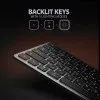 Клавиатура AXAGON HMC-KB 9 in 1 Layout USB (Silver/Black) (UA)