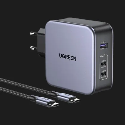 Блок живлення UGREEN CD289 140W GaN Fast Charger with Cable (Gray) в Самборі