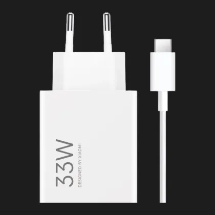 Блок живлення Xiaomi 33W Charging Combo (Type-A) EU + Кабель USB-C (BHR9956EU)
