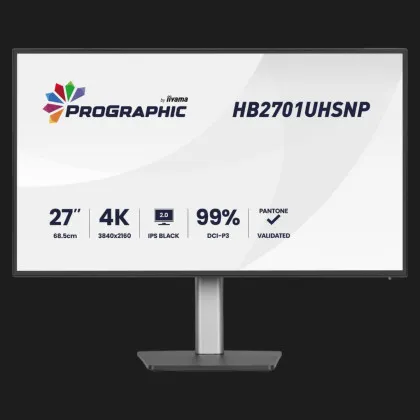 Монитор iiyama 27" IPS 60Hz HB2701UHSNP-B1 (UA)
