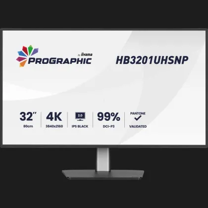 Монитор iiyama 31.5" IPS 60Hz HB3201UHSNP-B1 (UA)
