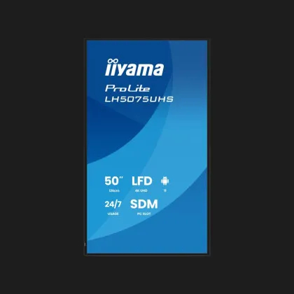 Монитор iiyama 49.5" VA 60Hz LH5075UHS-B2AG (UA)