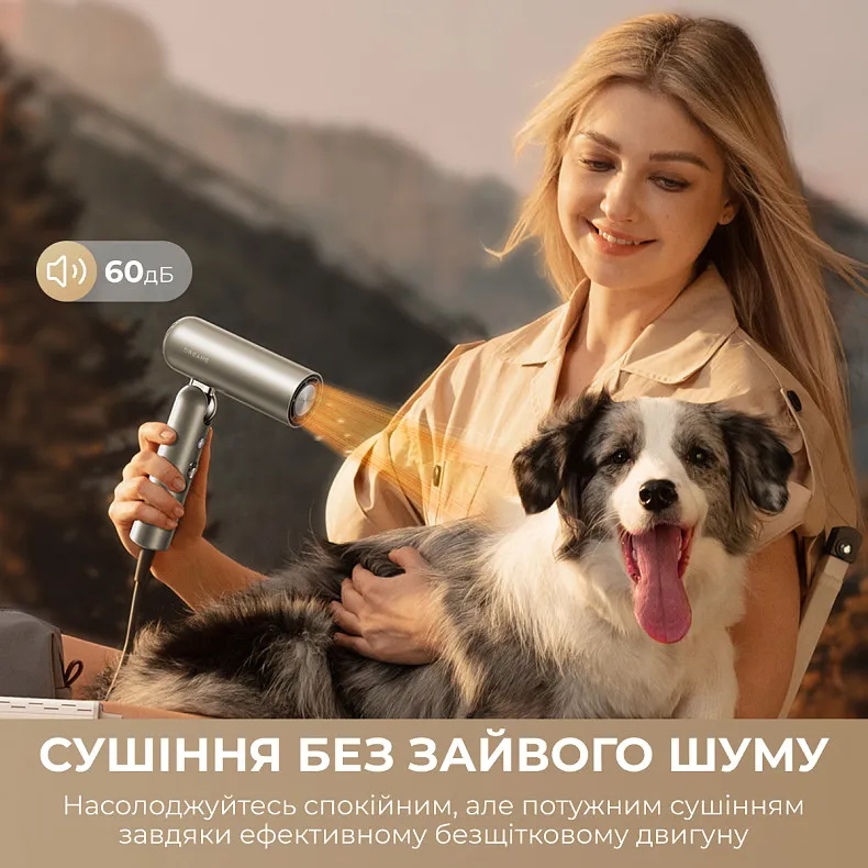 Фен-стайлер Dreame Pocket Pro 3in1 (Titanium)