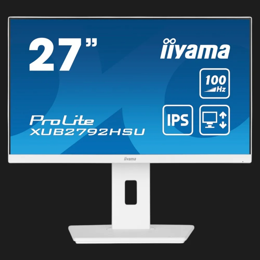 Монитор iiyama 27" IPS 100Hz XUB2792HSU-W6 (UA)