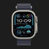 б/у Apple Watch Ultra 2 49mm Natural Titanium Case with Navy Ocean Band (MX4D3)