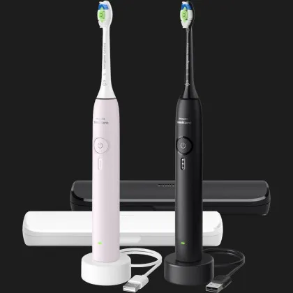 Набір зубних електрощіток Philips Sonicare Series 3100 (Pink/Black)