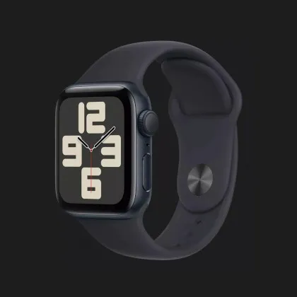 б/у Apple Watch SE 2, 40мм, Midnight Aluminum Case with Midnight Sport Band (S/M) (MR9X3) 2023 Івано-Франківську