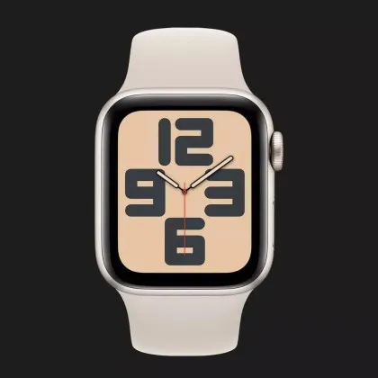 б/у Apple Watch SE 2 44mm Starlight Aluminum Case with Starlight Sport Band (S/M) (MRE43) (2023) Івано-Франківську