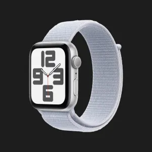 б/у Apple Watch SE 2 GPS 40mm Silver Aluminium Case with Blue Cloud Sport Loop (MXEE3) 2024 (Хороший стан)
