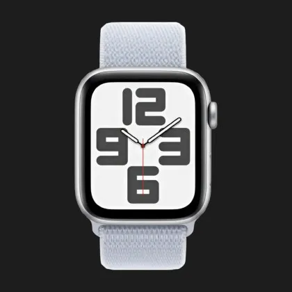 б/у Apple Watch SE 2 GPS 40mm Silver Aluminium Case with Blue Cloud Sport Loop (MXEE3) 2024