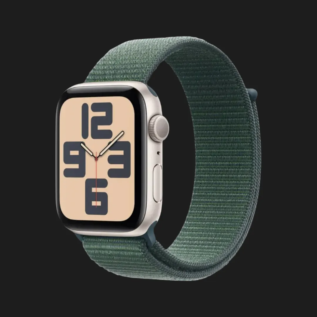 б/у Apple Watch SE 2 GPS 40mm Starlight Aluminium Case with Lake Green Sport Loop (MXEH3) (Хороший стан)