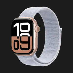 б/у Apple Watch Series 10 GPS 46mm Rose Gold Aluminum Case with Blue Cloud Sport Loop (Хорошее состояние)
