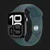 б/у Apple Watch Series 10 42mm Jet Black Aluminum Case with Lake Green Sport Band - M/L