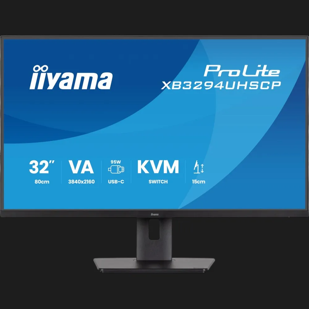 Монітор iiyama 31.5" VA 60Hz XB3294UHSCP-B1 (UA)
