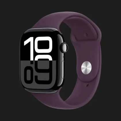 б/у Apple Watch Series 10 46mm Jet Black Aluminum Case with Plum Sport Band - M/L Івано-Франківську