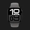 б/у Apple Watch Series 10 42mm Jet Black Aluminum Case with Stone Gray Sport Band - M/L