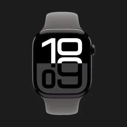 б/у Apple Watch Series 10 46mm Jet Black Aluminum Case with Stone Gray Sport Band - M/L Івано-Франківську