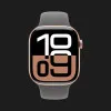 б/у Apple Watch Series 10 46mm Rose Gold Aluminum Case with Stone Gray Sport Band - M/L
