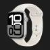 б/у Apple Watch Series 10 46mm Silver Aluminum Case with Starlight Sport Band - M/L