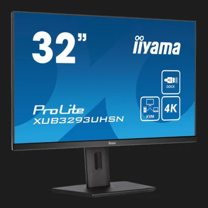 Монитор iiyama 31.5" IPS 60Hz XUB3293UHSN-B5 (UA)