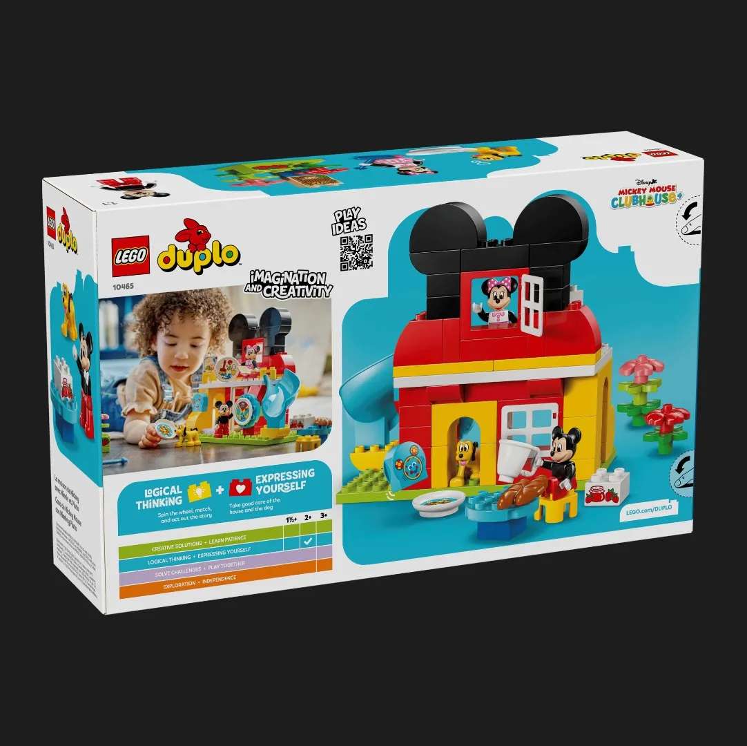 Конструктор LEGO Duplo Міккі Маус: Клубний будинок з Мінні та Плуто (10465)