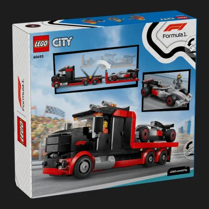 Конструктор LEGO City Вантажівка для демонстрації F1 із перегоновим автомобілем Audi F1 (60493)