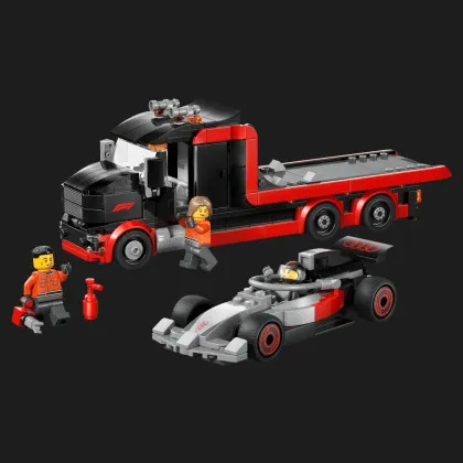 Конструктор LEGO City Вантажівка для демонстрації F1 із перегоновим автомобілем Audi F1 (60493)