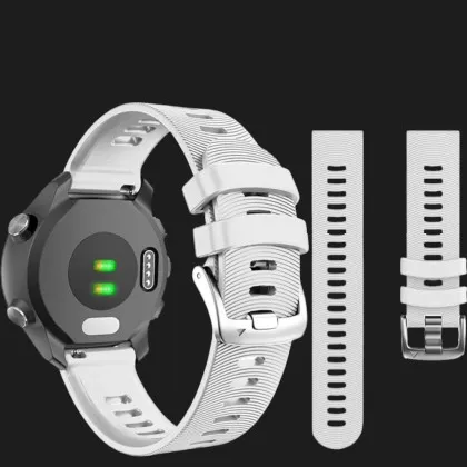 Ремінець Silicone Fit для смарт-годинника (Quick Release 20) (White) в Чернігові