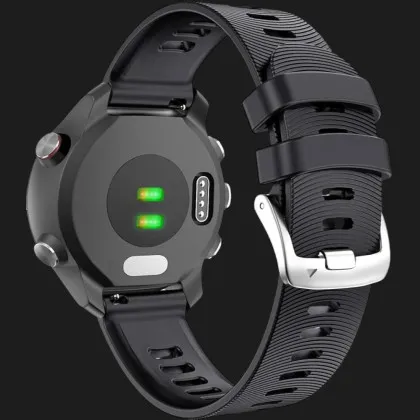 Ремінець Silicone Fit для смарт-годинника (Quick Release 20) (Black) в Чернігові