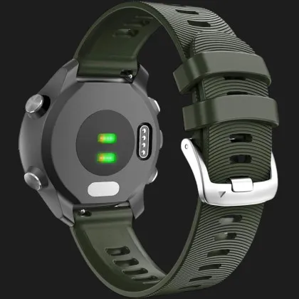Ремінець Silicone Fit для смарт-годинника (Quick Release 20) (Army Green) в Чернігові