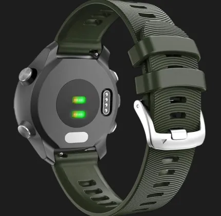 Ремешок Silicone Fit для смарт-часов (Quick Release 20) (Army Green)